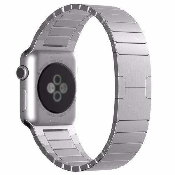 Apple Watch Metal Strap (Silver) Cycling gear Lightweight Feel