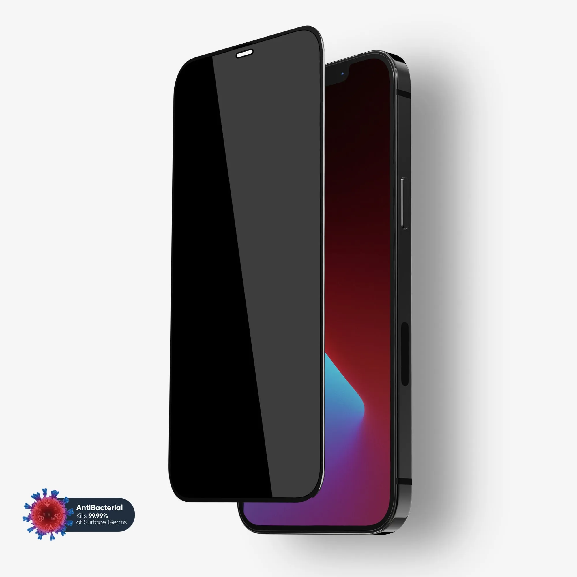 NanoArmour for iPhone 12 Pro Max Full Cover Privacy Screen Protector Screen Protector Ultra Elite Plus Screen Guard Ultra Elite