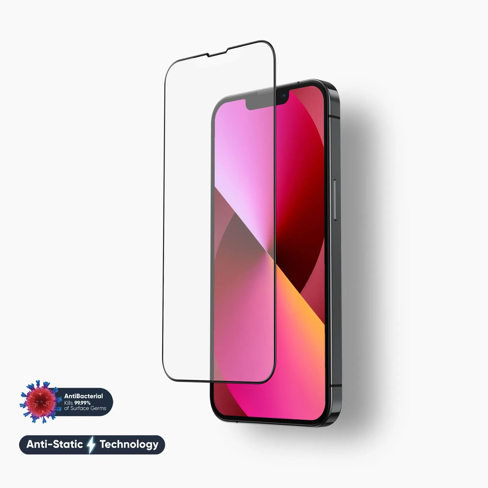 Sony Protector NanoArmour for iPhone 13 mini Anti-Glare Screen Protector Matte Antimicrobial Anti-Dust Edge-to-Edge