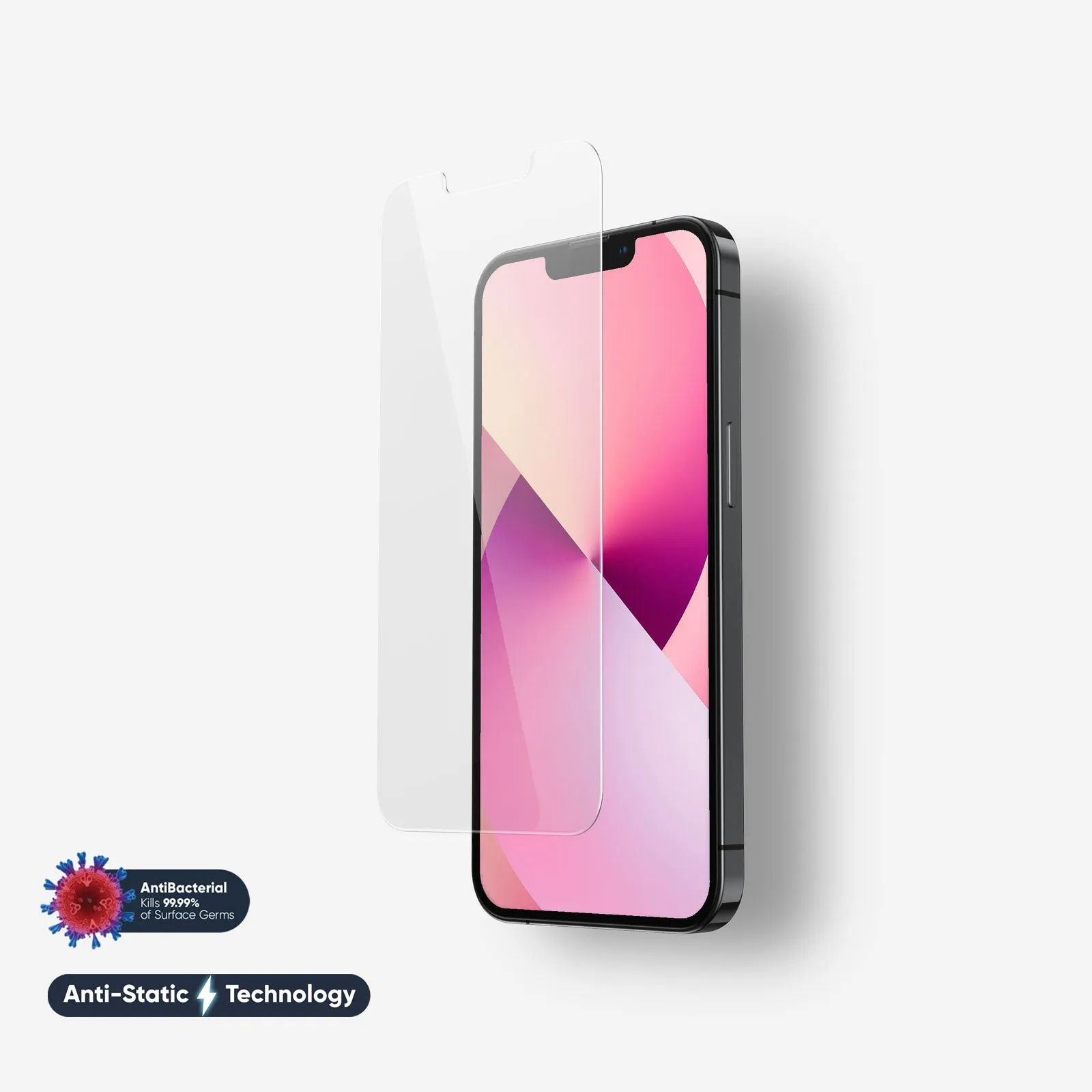 Edge Guard Film daily protection NanoArmour for iPhone 13 mini Screen Protector Antimicrobial Anti-Dust Edge-to-Edge