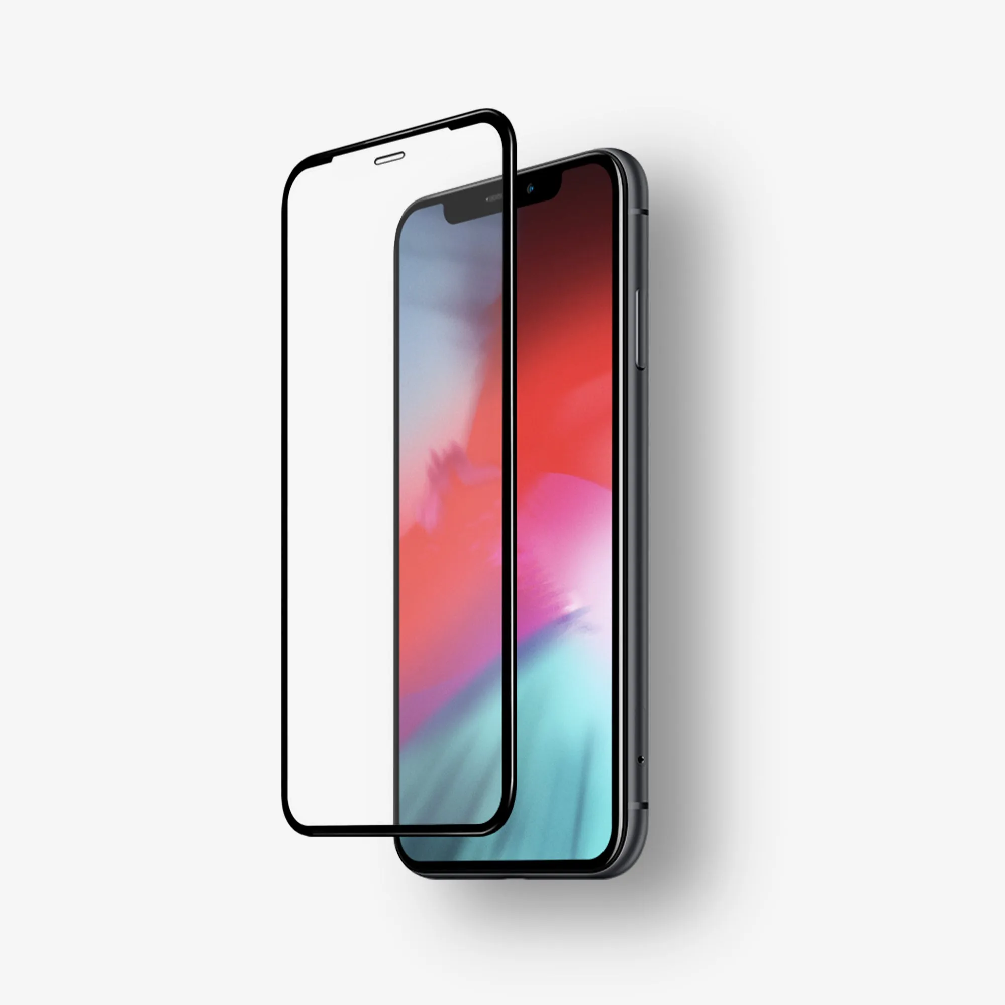 custom fit protector NanoArmour for iPhone XS Anti Glare Screen Protector Case Friendly