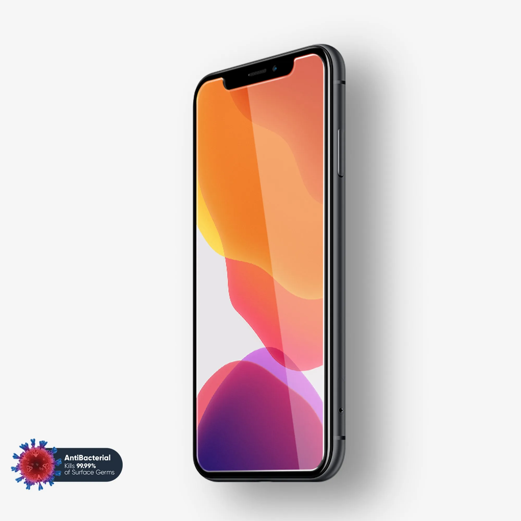 scratchproof display cover Screen Saver Film NanoArmour for iPhone XS Max Screen Protector Antimicrobial Case Friendly