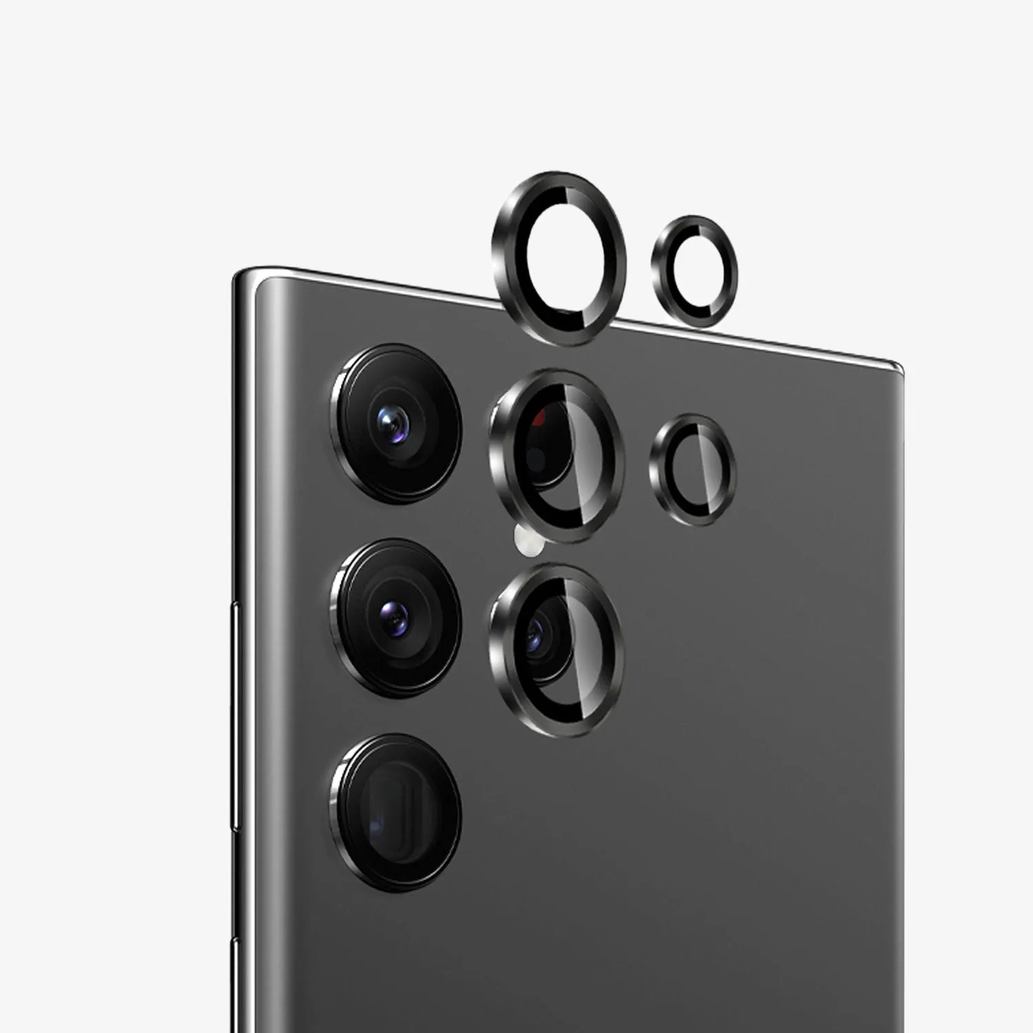 NanoArmour for Samsung Galaxy S23 Ultra Camera Protector Scratch Block Screen Shield Ultra Max