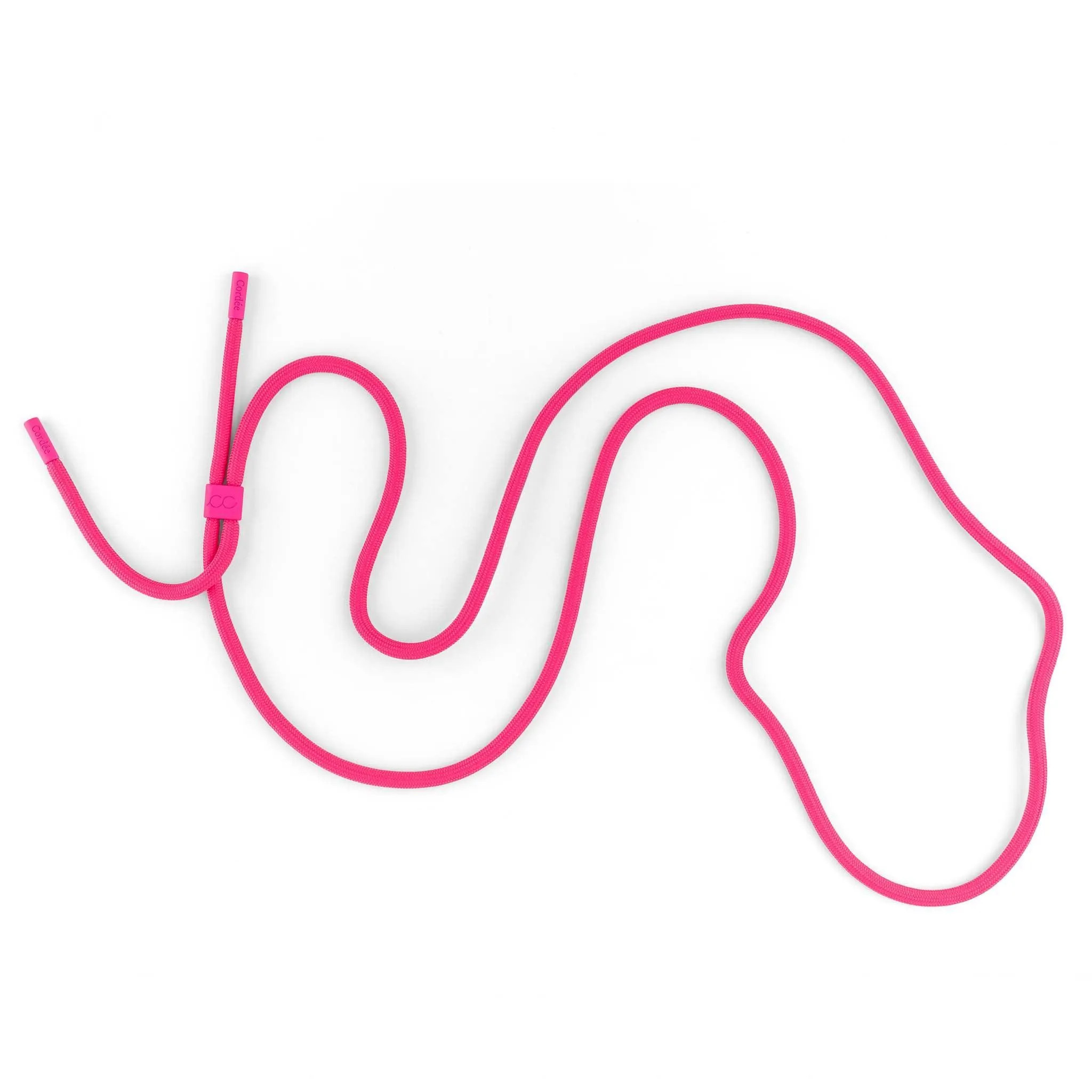 Sports Lanyard Braided Nylon Noah Phone Strap Neon Pink