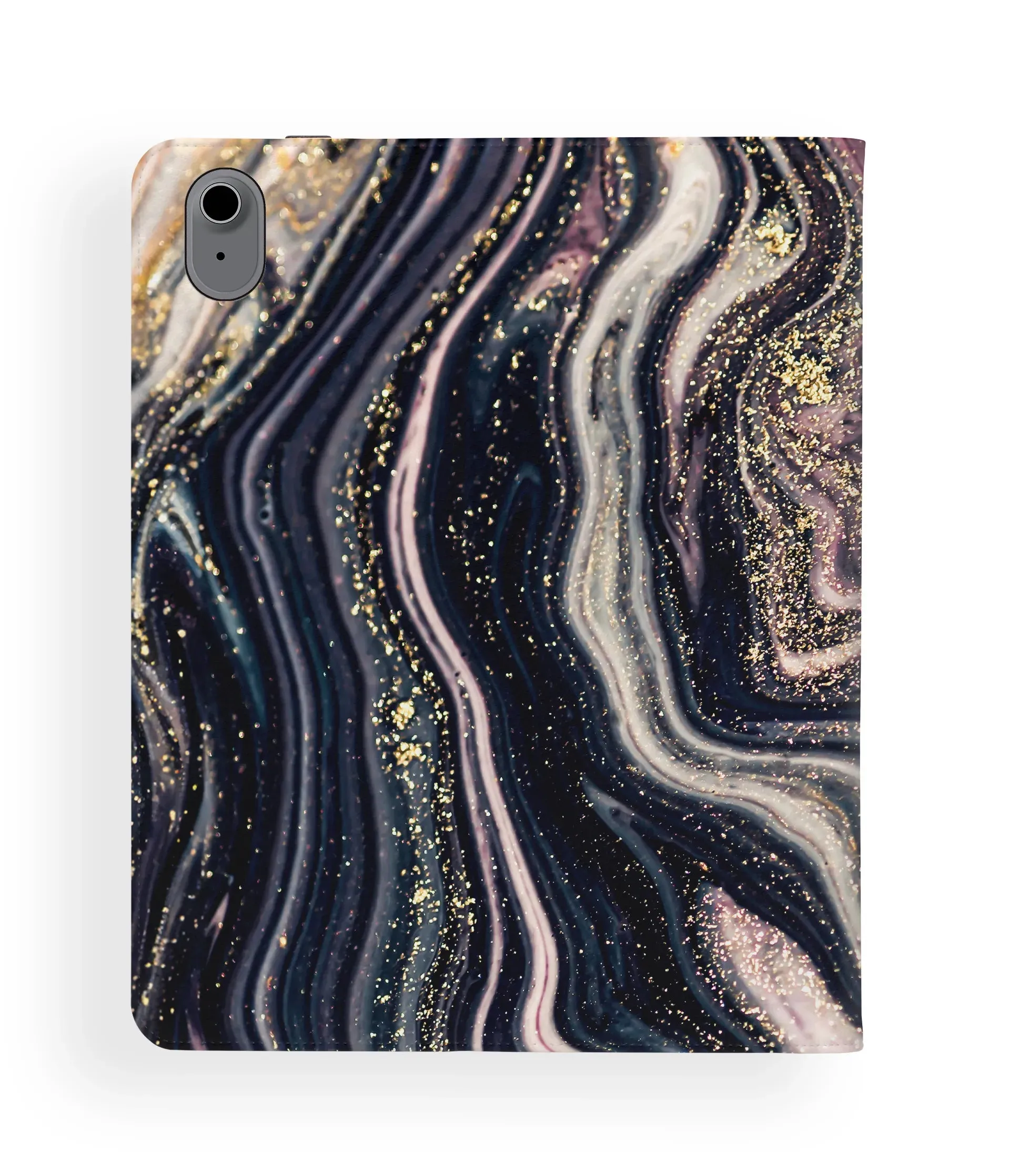 pad case with hinge stand Shimmering Secrets iPad Folio