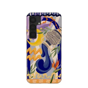 Soft Grip Layer Strong Corners Seashell Aquarius Water Samsung Galaxy S25 Case