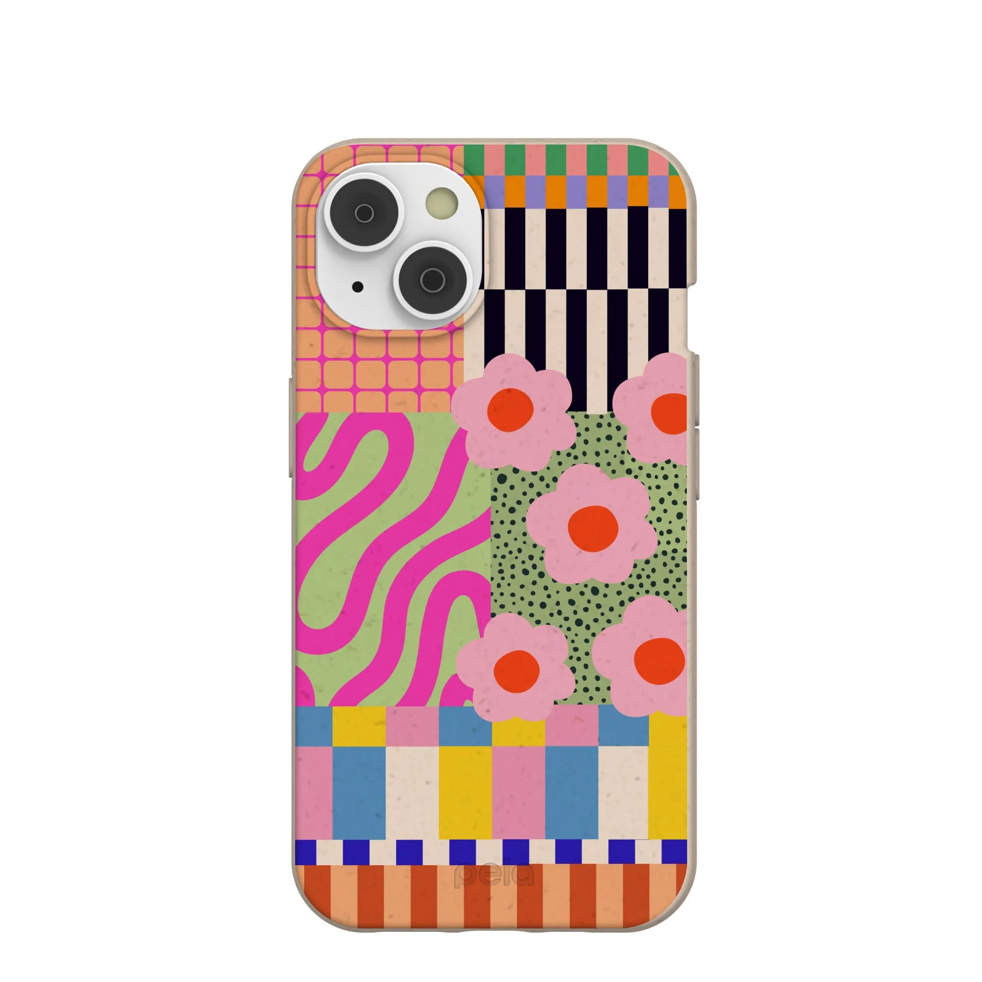 Seashell Abstract Cake iPhone 14/16e Case Pocket Size Soft Interior