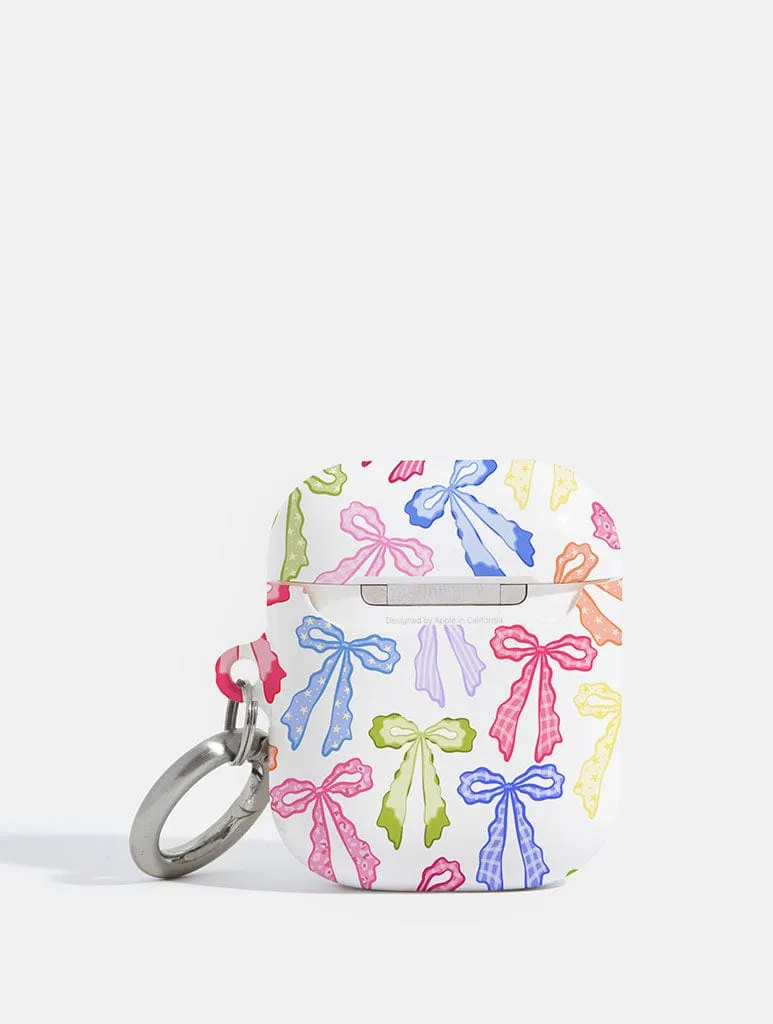 Creative Daily Holder Rainbow Bows AirPods Case