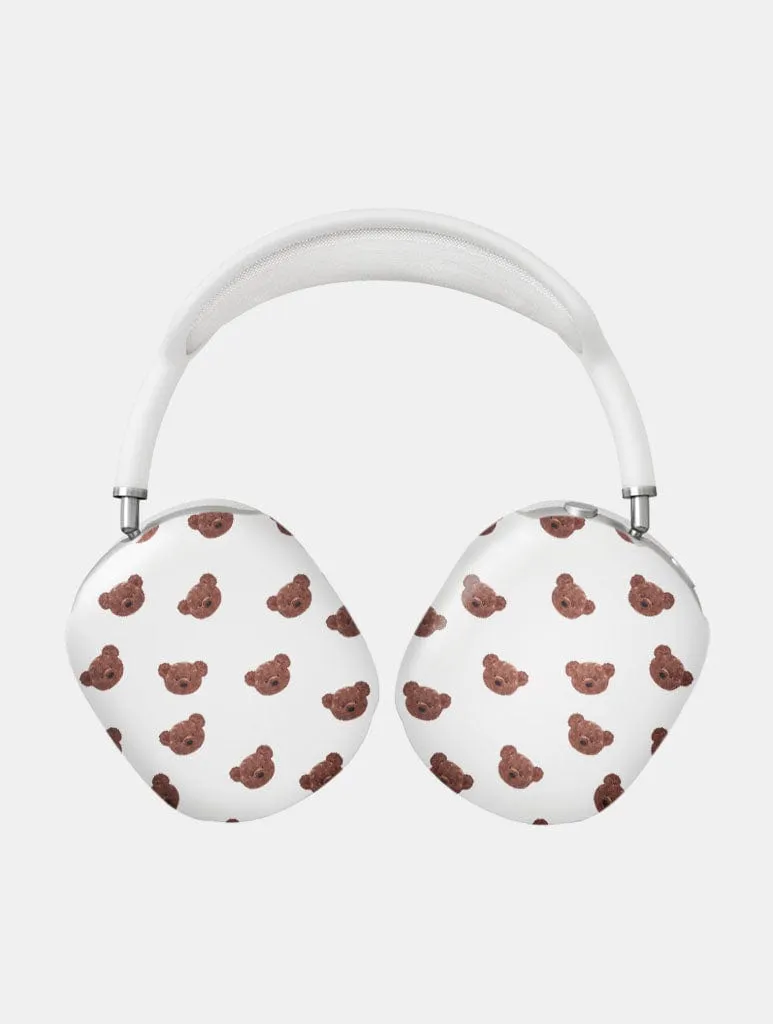 Teddy Bear AirPods Max Case in Matte vintage silicone airpods cover magnetic flip airpods case