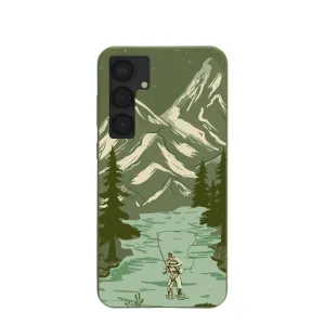 Forest Floor Morning Fishing Samsung Galaxy S25 (Plus) Case Fashion Texture
