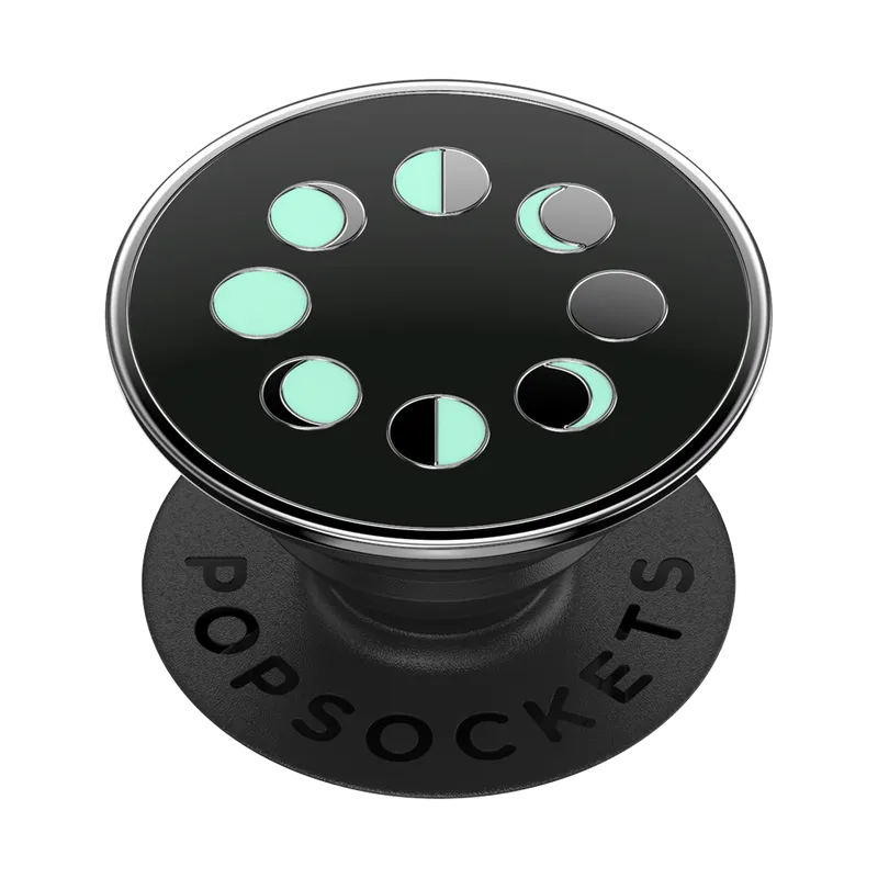 Glow In The Dark Retrograde Polished Enamel PopGrip Grip Handy