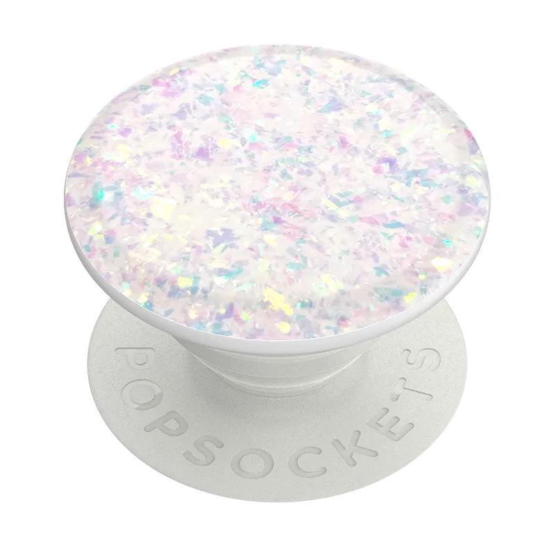 Iridescent Confetti White PopGrip Grip Slide Max Flex Trio Grip