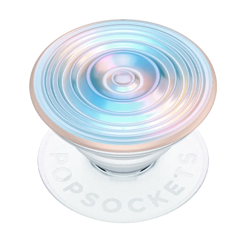 Pop Socket Social Media Ripple Opalescent Blue PopGrip