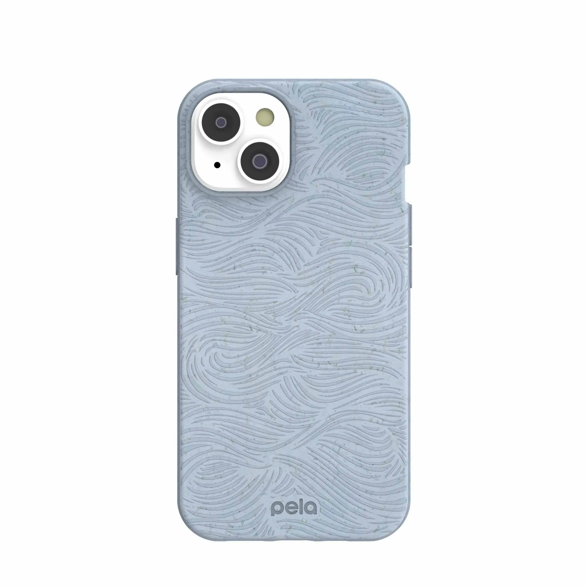 Scratch Proof Comfort Finish Layer Powder Blue Ebb and Flow iPhone 14/16e Case