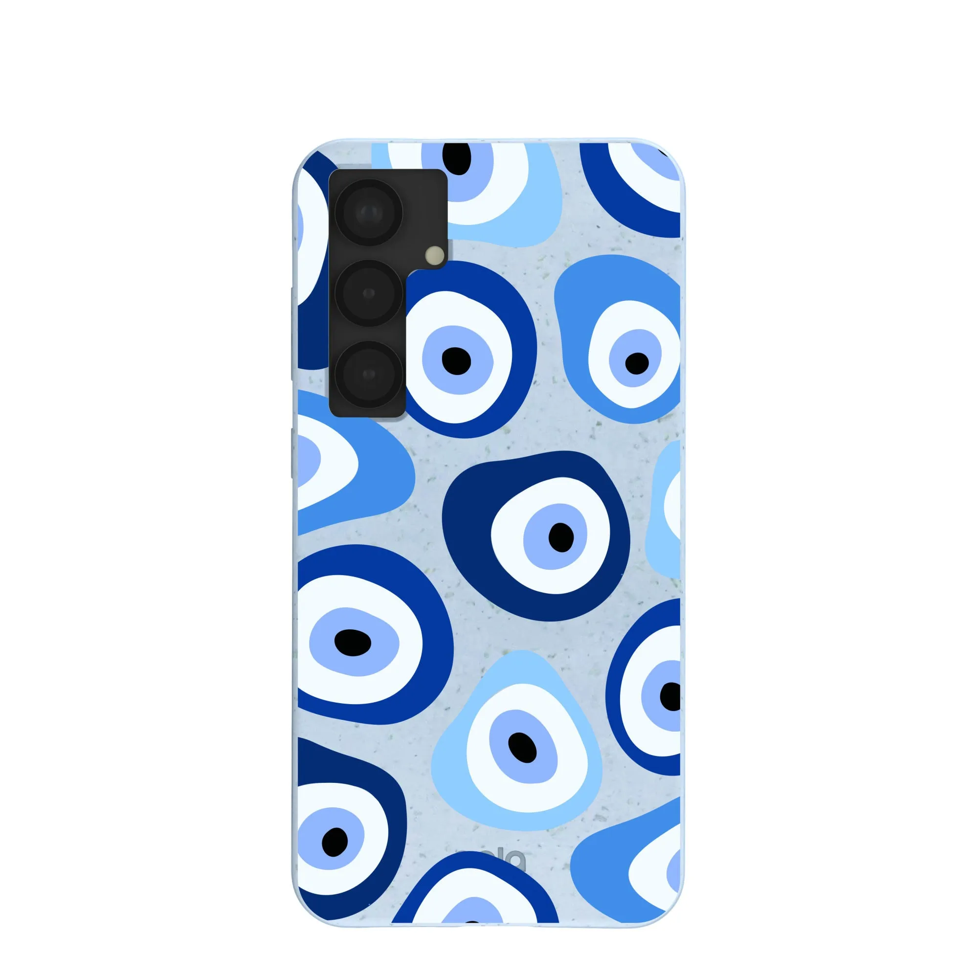 Soft Detail Layer Powder Blue Evil Eye Samsung Galaxy S25 (Plus) Case