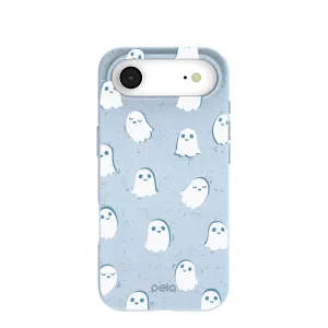 Powder Blue Ghostly iPhone Air Case High Durability