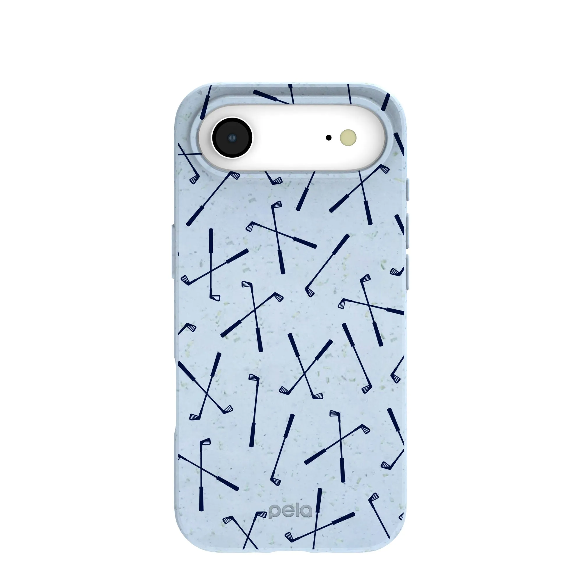 Gloss Finish Design Sleek Guard Powder Blue Golf Clubs iPhone Air Case