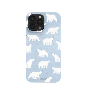 Sleek Build Daily Style Powder Blue Ice Bears iPhone 13 Pro Max Case