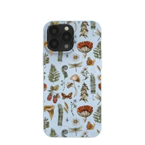 Powder Blue Nature walks iPhone 13 Pro Max Case Stylish Texture Flexible Build Form