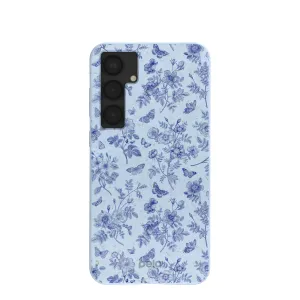 Protective Detailing Powder Blue Porcelain Samsung Galaxy S25 (Plus) Case