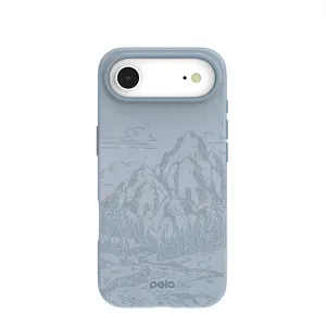 Powder Blue Rockies iPhone Air Case Protective Material