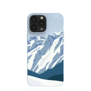 Transparent Edge Light Shield Powder Blue Slopes Calling iPhone 13 Pro Max Case