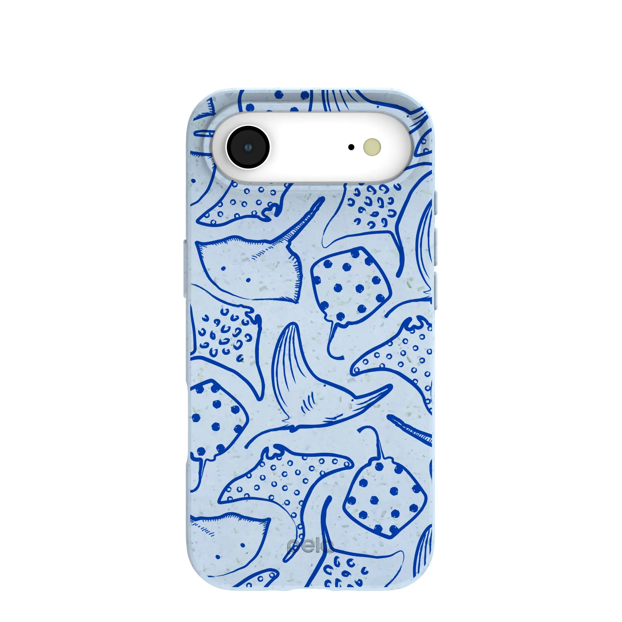 Hybrid Pattern Design Powder Blue Stingray Fever iPhone Air Case