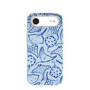 Hybrid Pattern Design Powder Blue Stingray Fever iPhone Air Case
