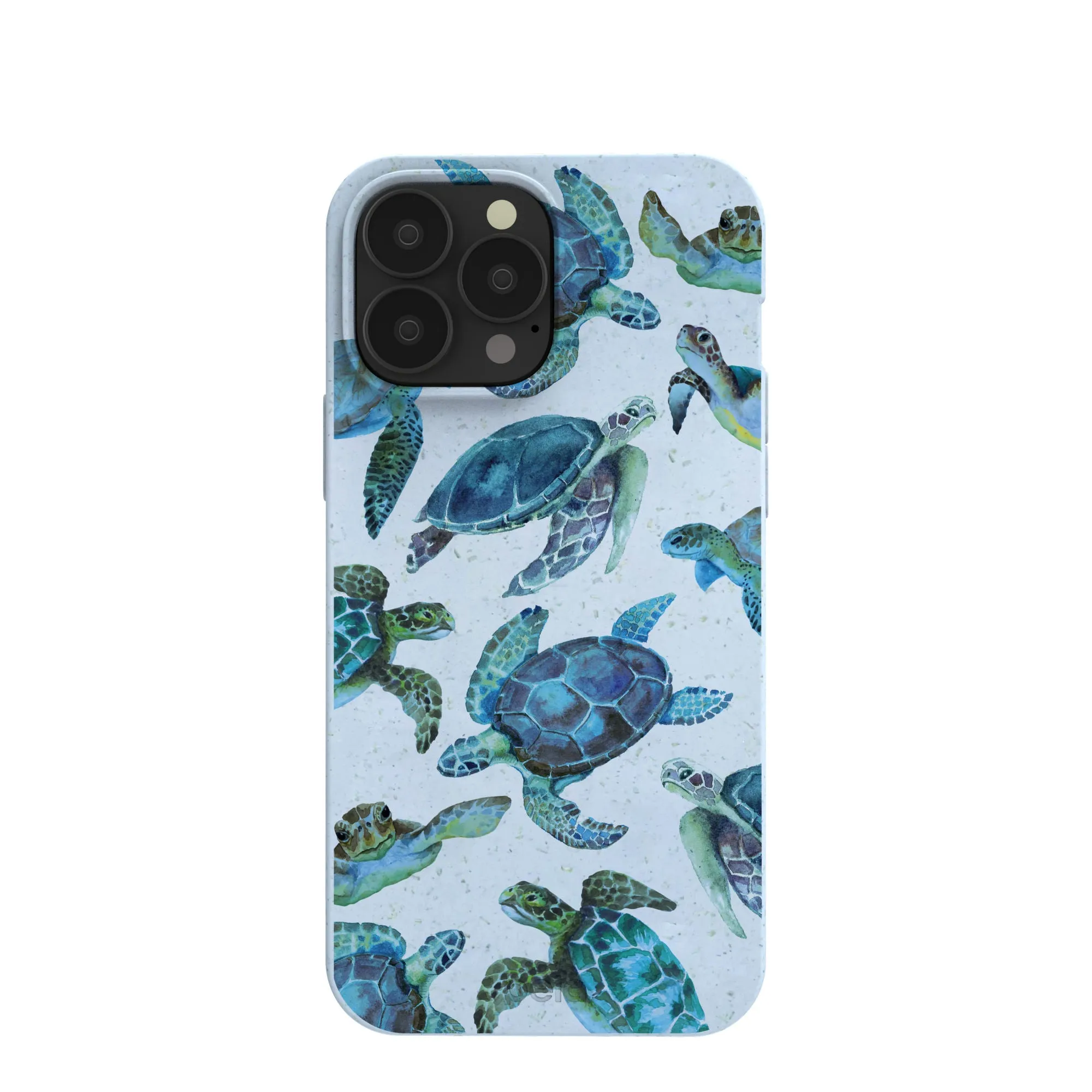 Powder Blue Underwater iPhone 13 Pro Max Case Minimalist Aesthetic Shock absorption