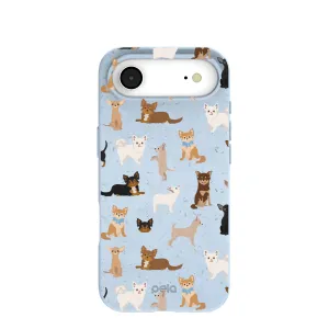 Polished Edge Powder Blue Chihuahua Charms iPhone Air Case