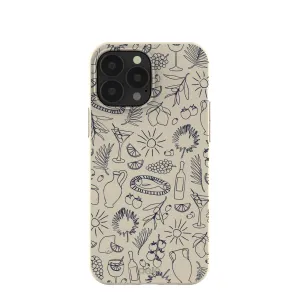 London Fog Mediterranean Moments iPhone 13 Pro Max Case Elegant Style