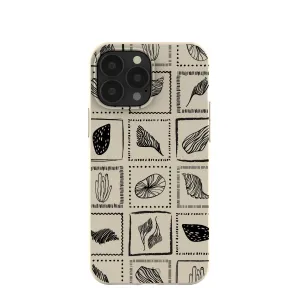 Modern Minimalism Soft Surface London Fog Coral Tiles iPhone 13 Pro Max Case