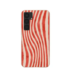 Anti Shock Layer Anti Shock Seashell Big Top Stripes Samsung Galaxy S25 (Plus) Case