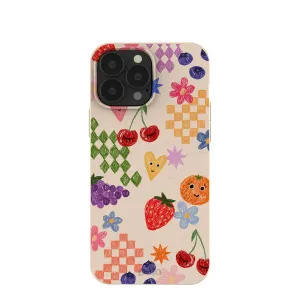 daily accessory Hard Plastic Seashell Pencil Doodles iPhone 13 Pro Max Case