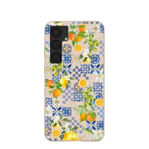 Seashell Amalfi Fruits Samsung Galaxy S25 (Plus) Case Matte Pattern
