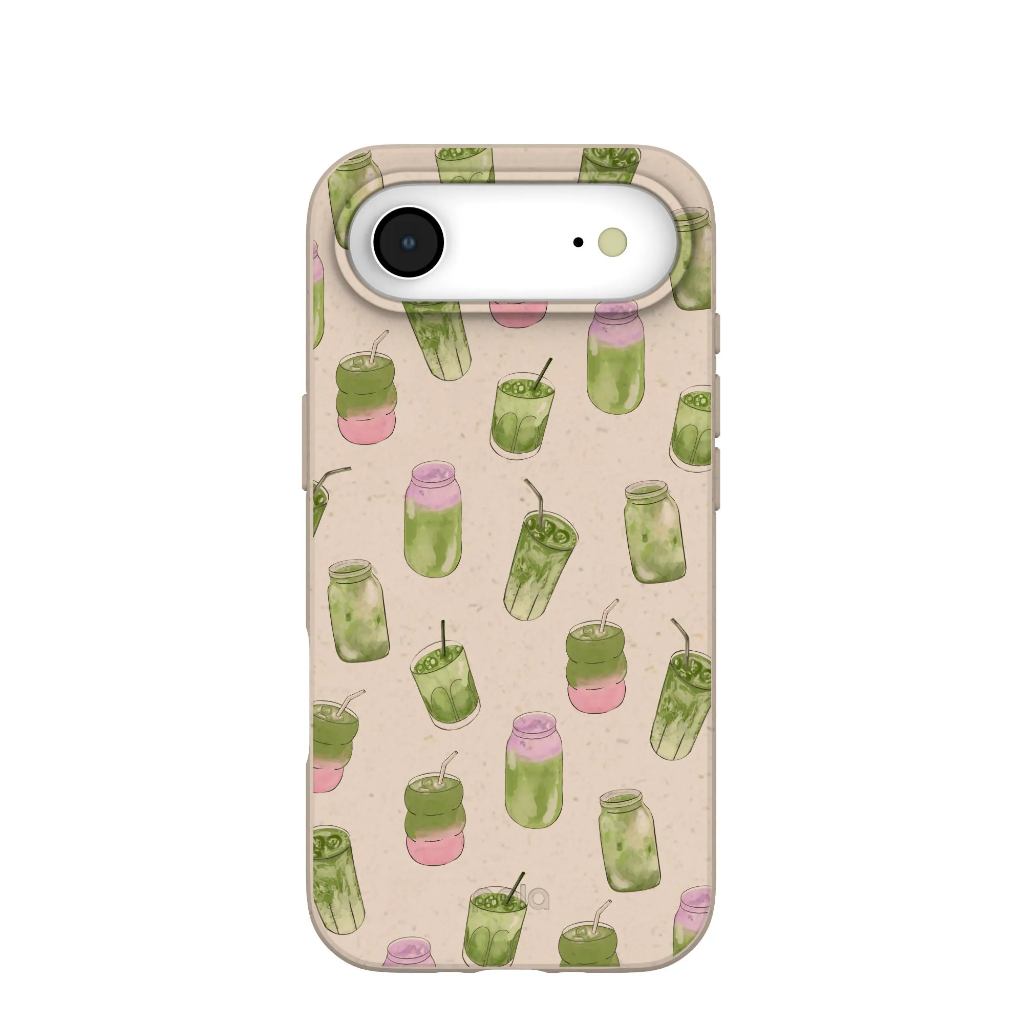 Seashell Matcha Love iPhone Air Case Elegant Texture Layer