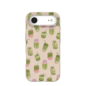 Seashell Matcha Love iPhone Air Case Elegant Texture Layer