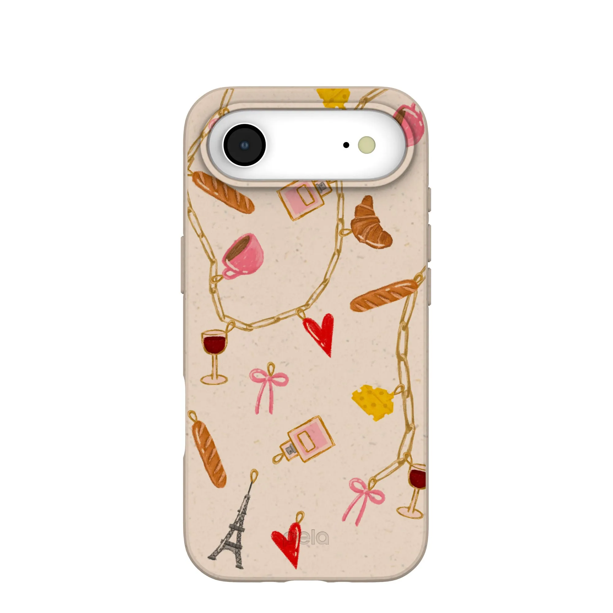 Seashell City of Love iPhone Air Case Wireless charging Soft Detail