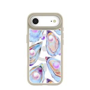 Clear Twilight Pearl iPhone Air Case With London Fog Ridge (MagSafe included) Comfort Shield Texture Smooth Finish
