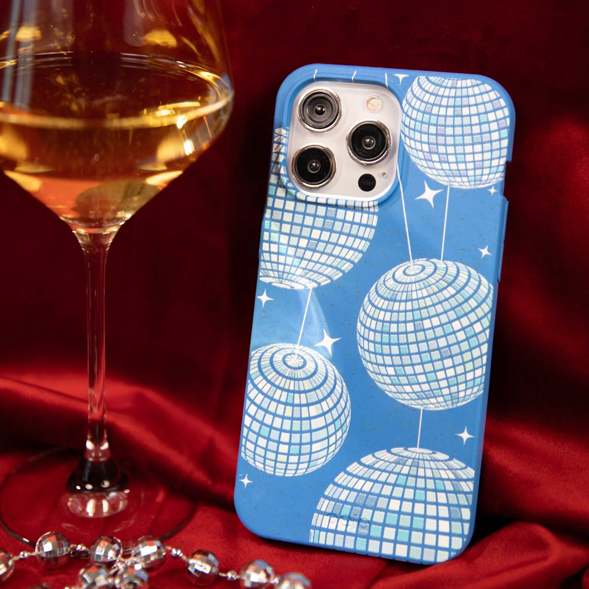 Electric Blue Blue Groove iPhone Air Case Custom Fit