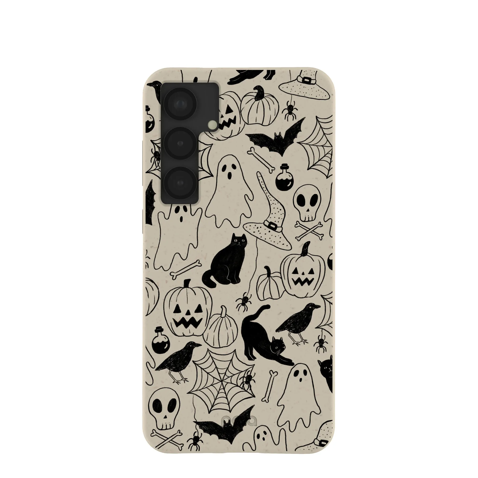 London Fog Sketchy Spirits Samsung Galaxy S25 (Plus) Case Minimal Feature