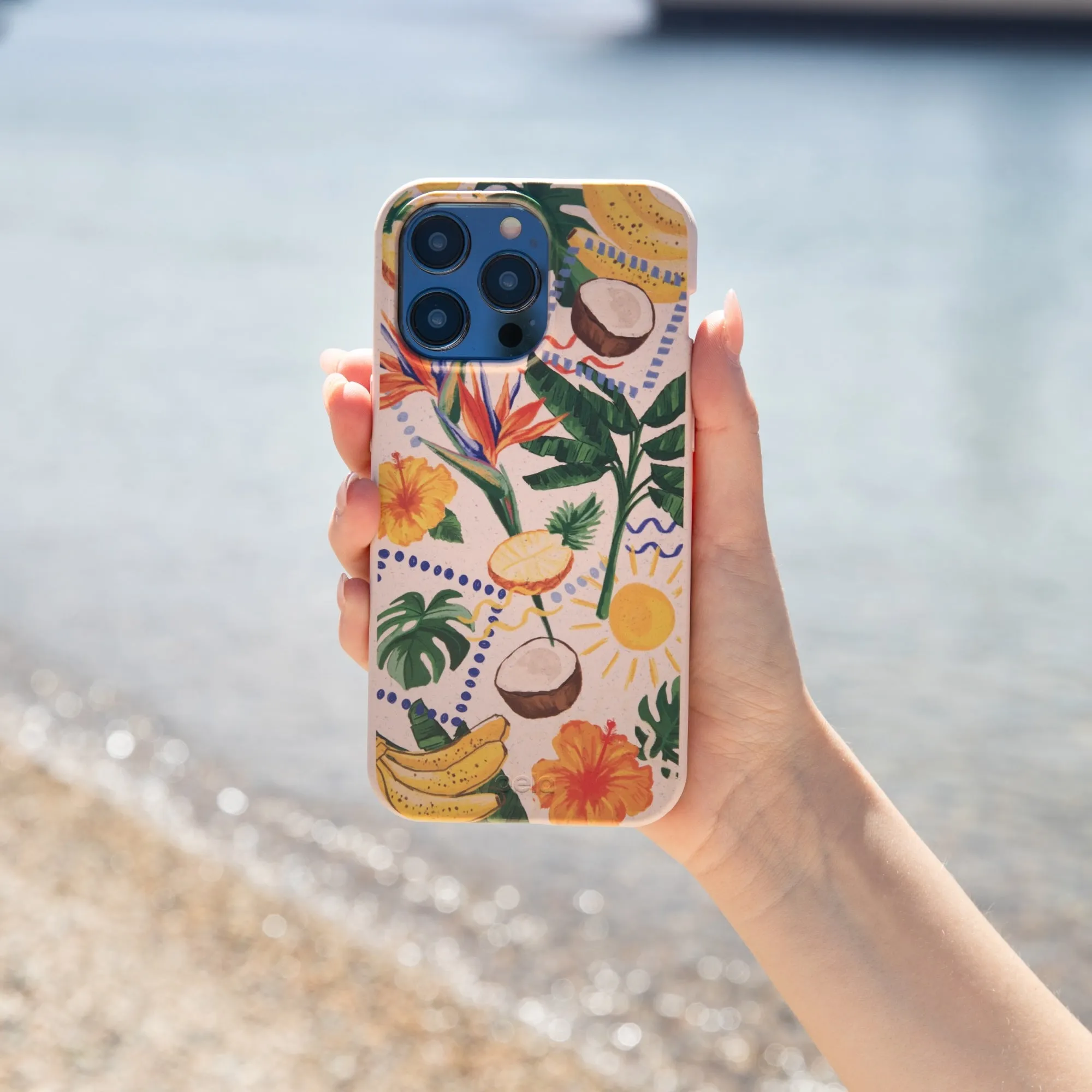 Rugged Feel Seashell Tropics iPhone Air Case