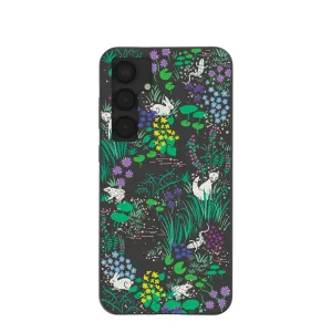 Gloss Surface Black Midnight Pond Samsung Galaxy S25 (Plus) Case
