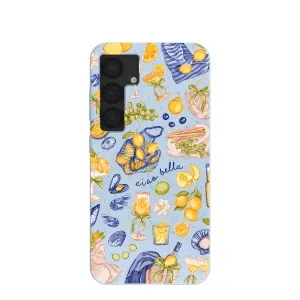 Modern Touch Powder Blue Ciao Bella Samsung Galaxy S25 Case