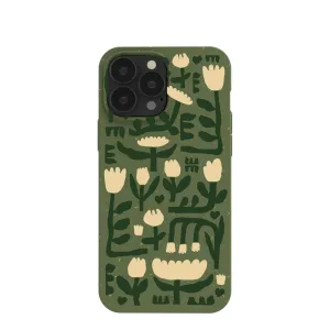 Forest Floor Abstract Tulips iPhone 13 Pro Max Case Smooth Grip Layer