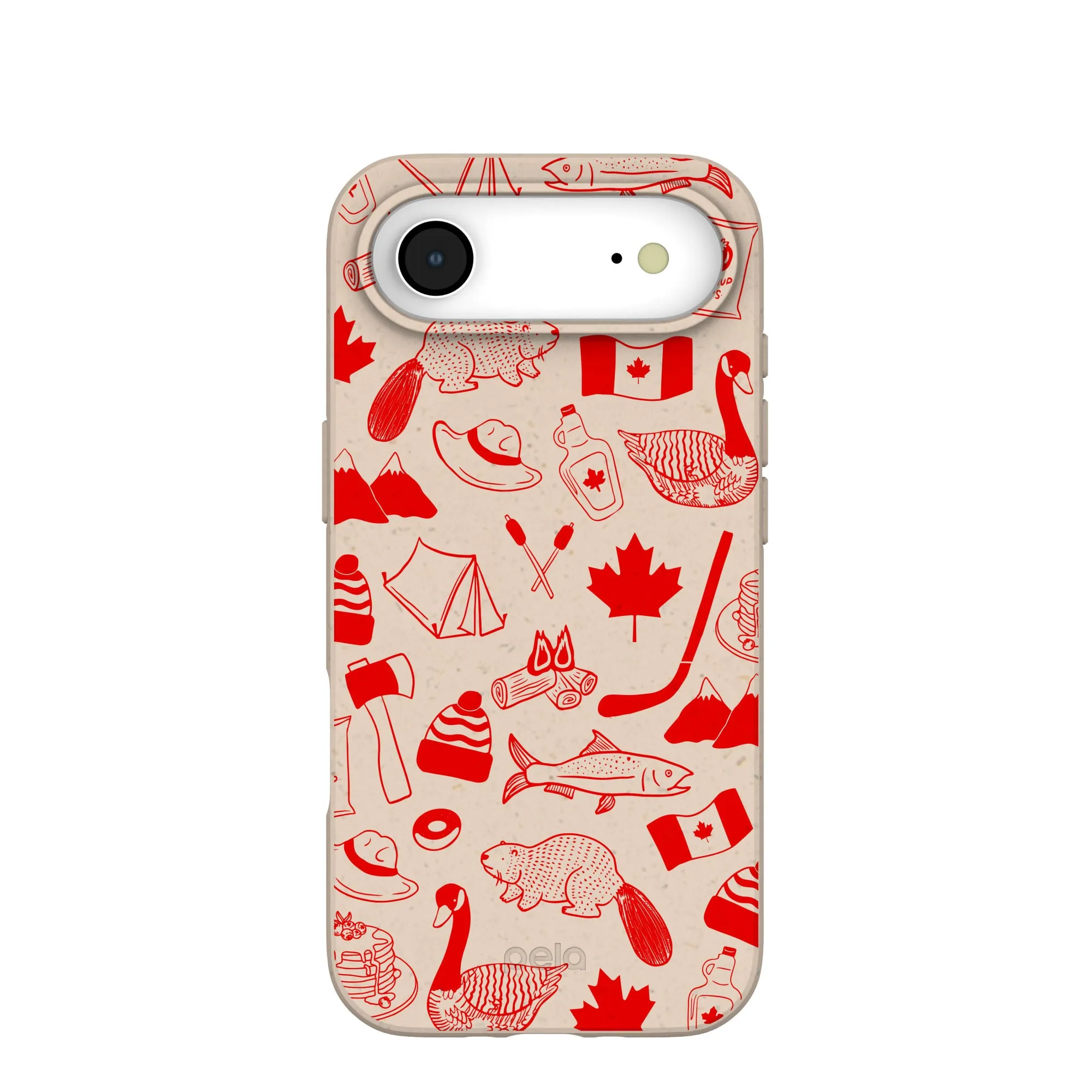 Seashell True North Red iPhone Air Case Modern Finish