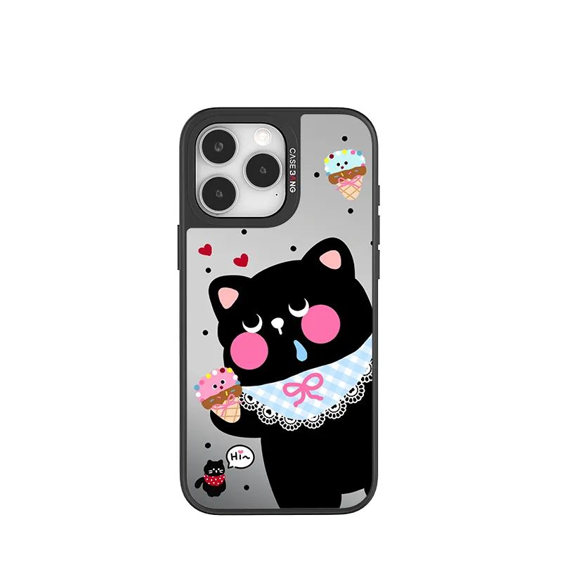 Gloss Finish Texture GREEDY INK CAT Unijoy