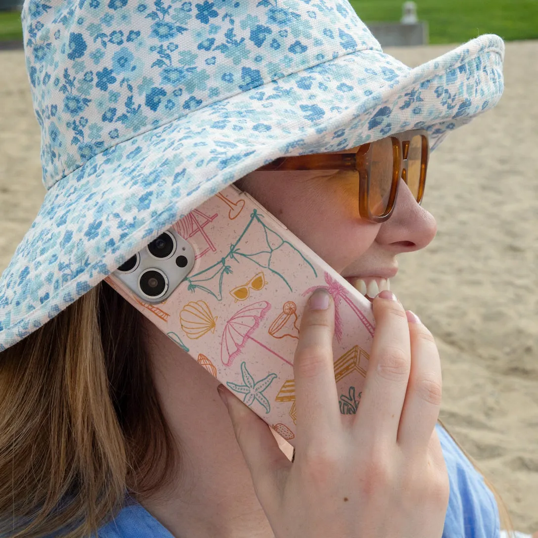 Matte Feel Texture Seashell Coastal Club iPhone Air Case