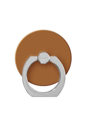 Nude Caramel Adhesive Phone Ring Stand Ergonomic Comfort Ring Spin Feature Ring
