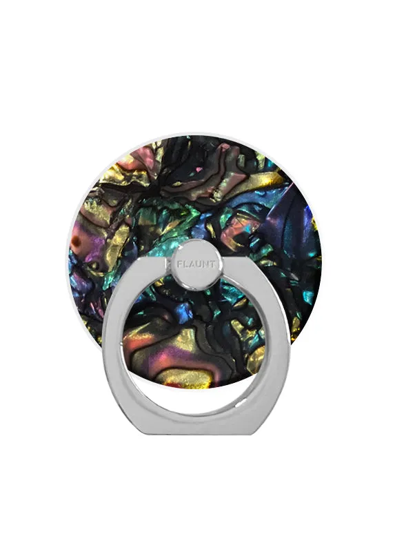 Abalone Shell Adhesive Phone Ring Stand Durable Desk Spin
